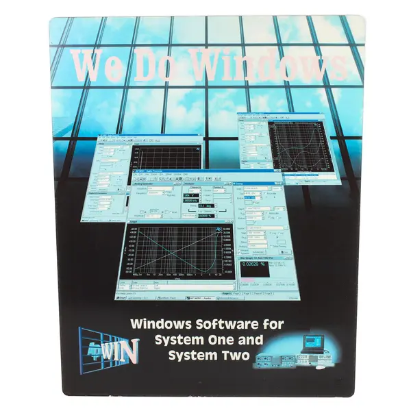 Measuring Digital Audio Interface & We do Windows Vintage Windows Posters