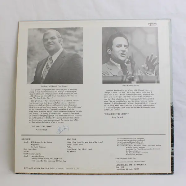 LBC Chorale When I Say Jesus (LP, Album)