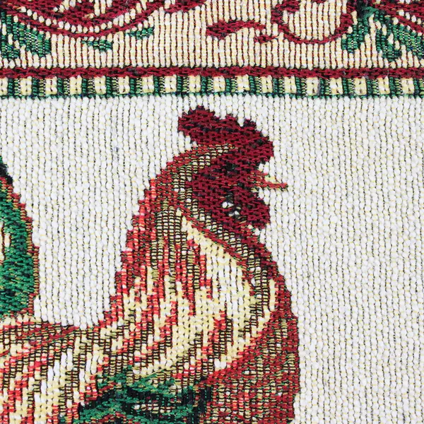Lot Of 4 Unbranded Rooster/Tuscan Rectangle Fabric Placemats 11.5" x 16.5"