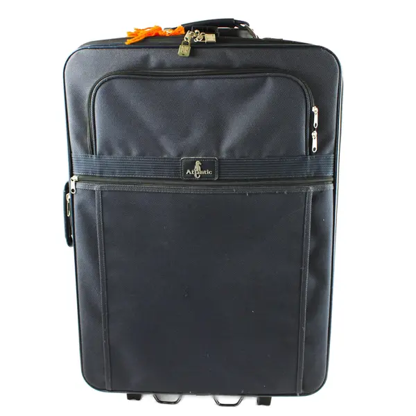 Vintage Atlantic 2 Wheel Bag Suitcase Black 28” Laptop Compartment Expandable