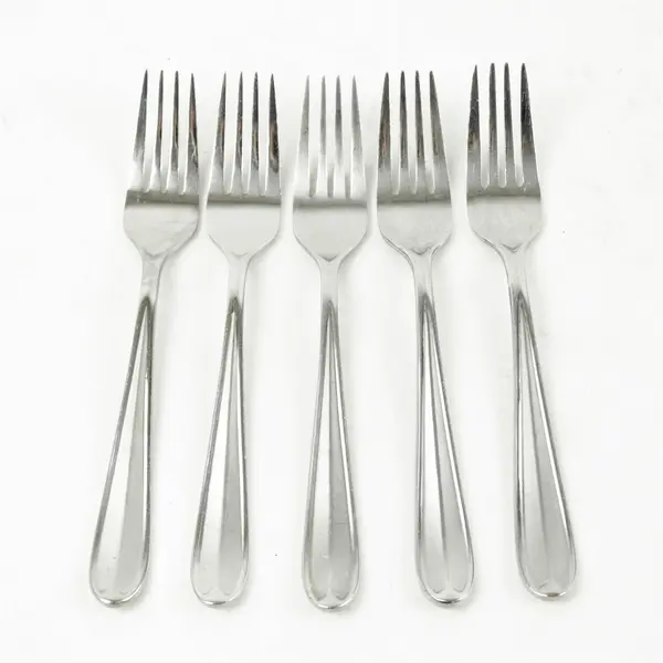 Set of 5 Oneida Dylan Stainless Individual Salad Forks