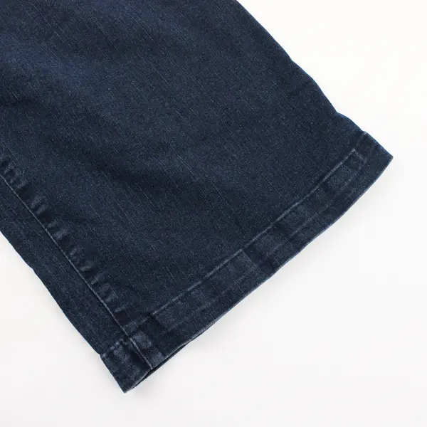 Woman Within Blue Dark Wash Wide-Leg Pull-On Pants Women's 20W Petite