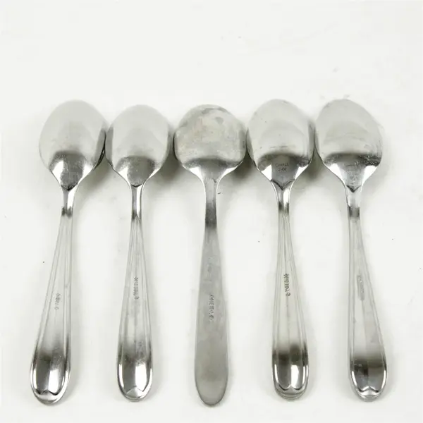 Set of 5 Oneida Dylan Stainless Teaspoons