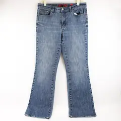 West Side New York & Co. Medium Wash Flare Jeans Women's Size 10