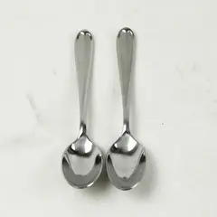 Set of 2 Oneida Dylan Stainless Place/Oval Soup Spoons
