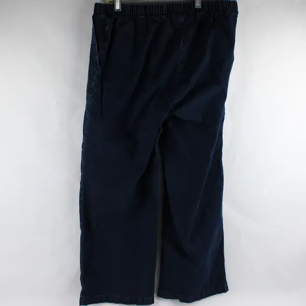 Crazy Horse Liz Claiborne Navy Blue Ankle Pants Women's Size 20W Petite