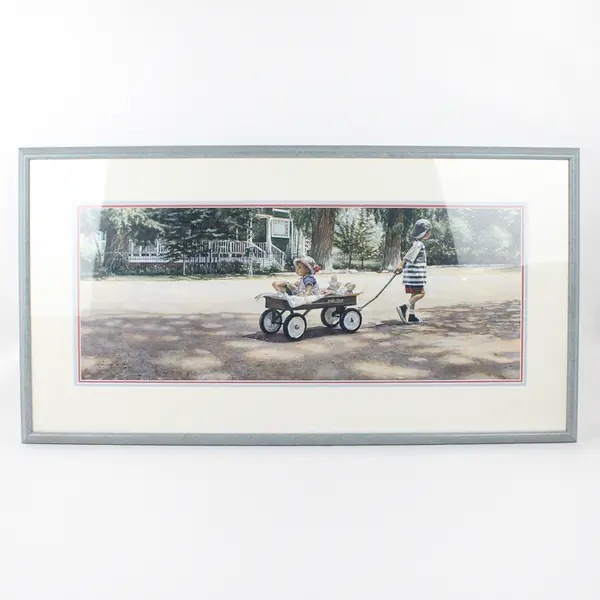 "The Journey Is The Goal" By Steve Hanks (COA, Print, Framed, 1994, 674/1500)