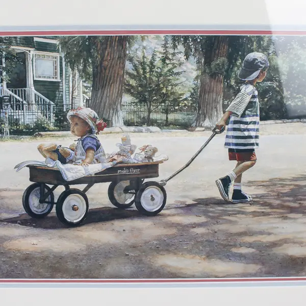 "The Journey Is The Goal" By Steve Hanks (COA, Print, Framed, 1994, 674/1500)