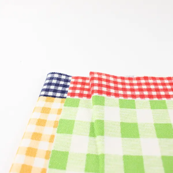 Handmade Bright Multi-Color Tablecloth 36 x 62 in