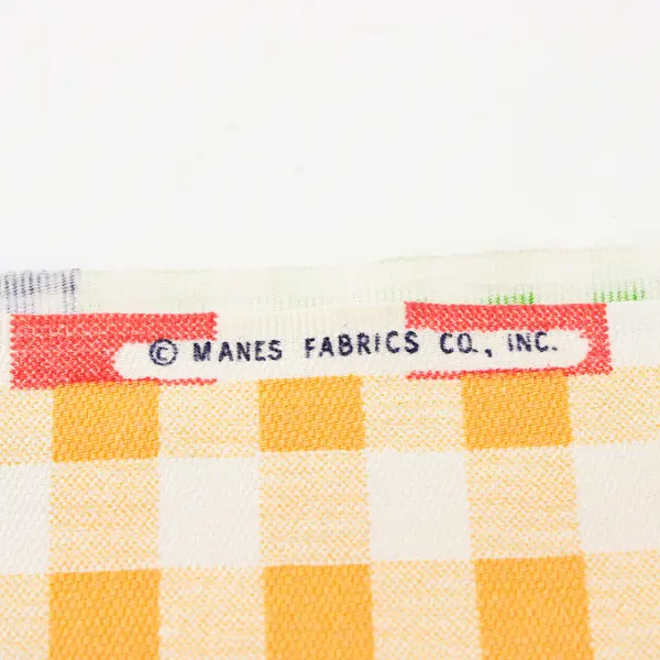 Handmade Bright Multi-Color Tablecloth 36 x 62 in