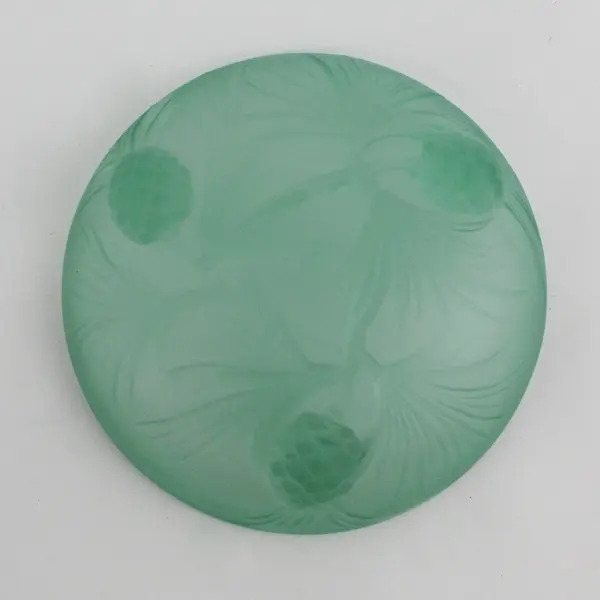 Holophane Veryls Pine Cones Bowl Green 1935/1986