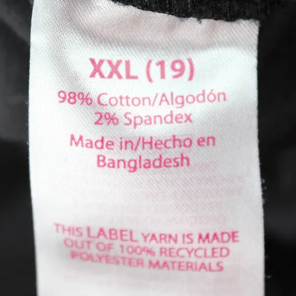 No Boundaries Solid Black Wide-Leg Cargo Pants Juniors XXL 19