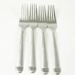 Set of 4 Hampton Silversmiths Arielle Stainless Forks