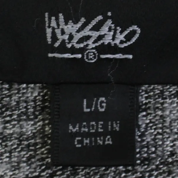 Mossimo Marled Gray Ruched Side Knee-Length Knit Shirt Dress Women's Size Large