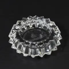 Vintage Holophane 100th Anniversary Clear Glass Ashtray 