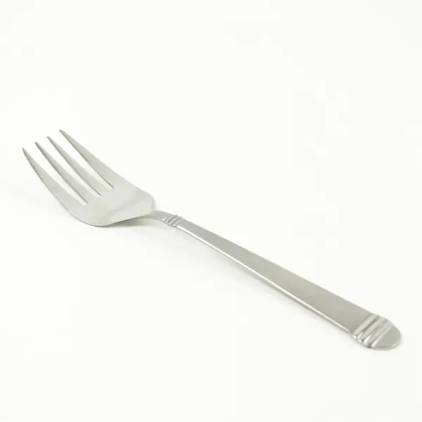 Set of 2 Hampton Silversmiths Arielle Stainless Medium Solid Meat Serving Forks
