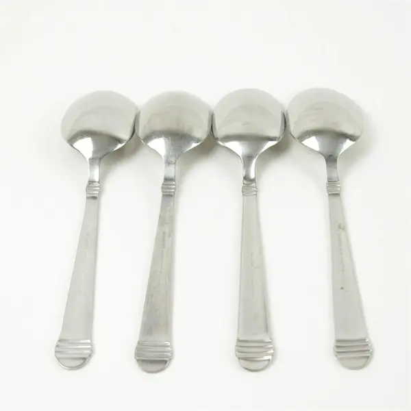 Set of 4 Hampton Silversmiths Arielle Stainless Tablespoons