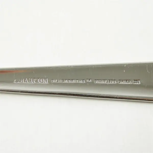 Set of 5 Hampton Silversmiths Arielle Stainless Place/Oval Soup Spoons