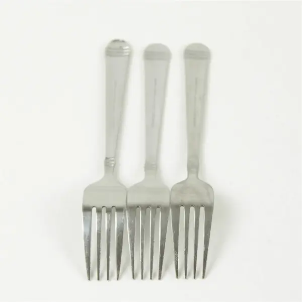 Set of 3 Hampton Silversmiths Arielle Stainless Salad Forks