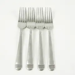 Set of 4 Hampton Silversmiths Arielle Stainless Forks