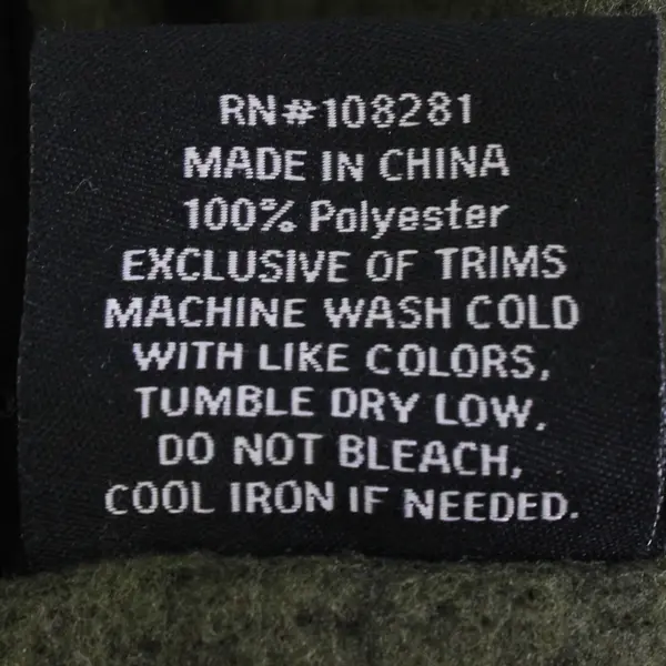 ACE USA Cougar Lane Lodge Embroidered Green Zip-Up Hoodie Adult Size Medium