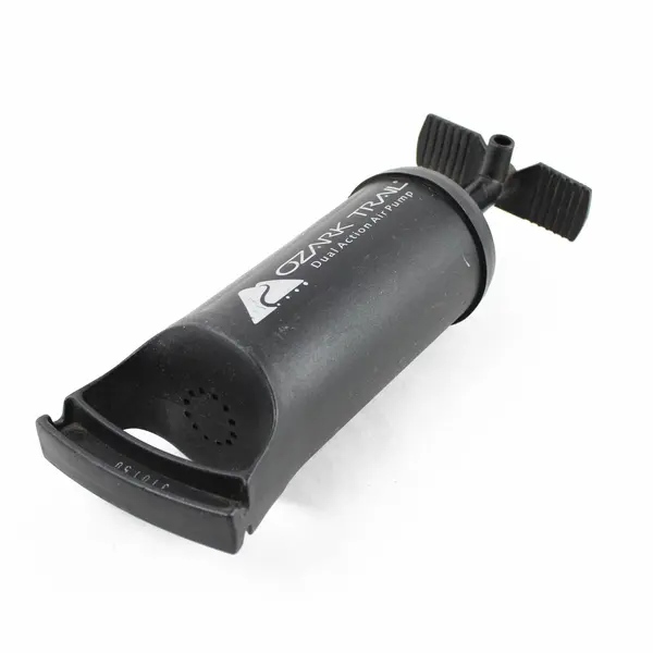 Ozark Trail Dual Action Air Pump, Works Black 7" Large Cylinder