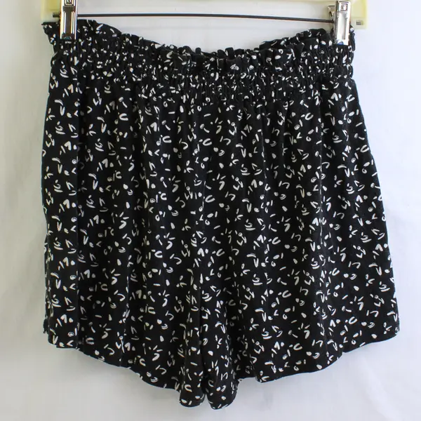 Rumi + Ryder Black and White Lounge Pajama Shorts Girls' XL 16-18