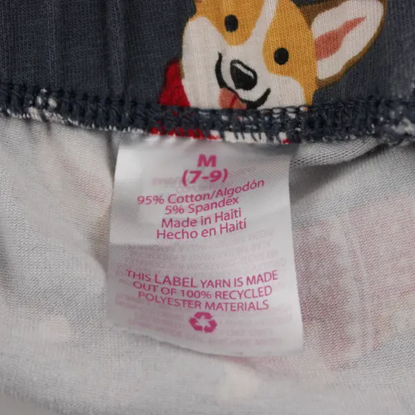 No Boundaries Christmas Corgi Pattern Pajama Pants Girls' Medium 7-9