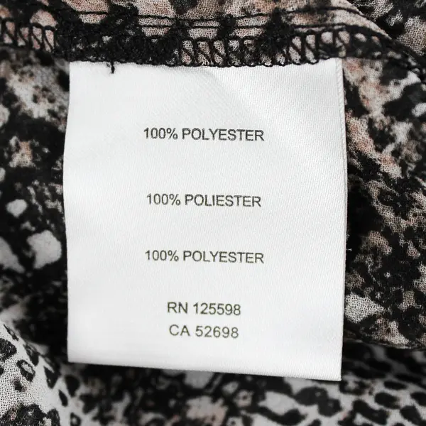 Ellen Tracy Sheer Snakeskin Print Roll-Tab Sleeve Blouse Women's XL