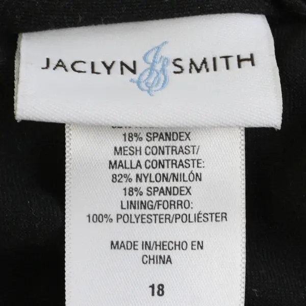 Jaclyn Smith Animal Print Tankini Top Women's Size 18