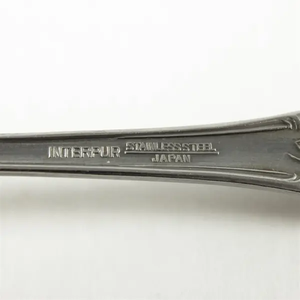 Lot of 2 Interpur INR20 Stainless Steel Dinner Forks Made in Japan