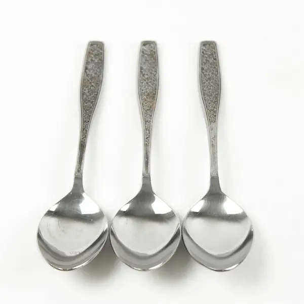 Lot of 3 Interpur INR29 Stainless Steel Dinner Spoons