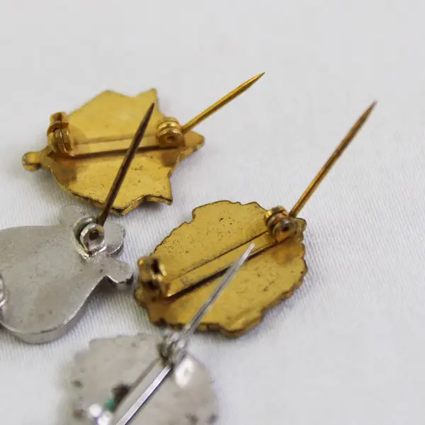 Lot of 4 Pins 1960's Class Choir Forensics Speech Student Council