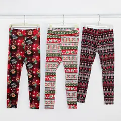 Lot of 3 No Boundaries Christmas-Themed  Pajama Pants Juniors' Size Large 11-13