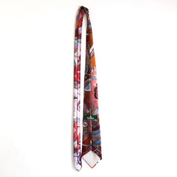 Surrey Multicolor Abstract Geometric Print Men's Necktie 58"