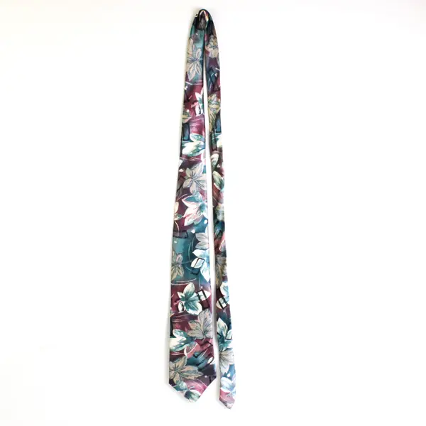 Surrey Multicolor Leaf Print Men's Necktie 61"
