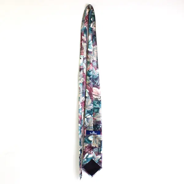 Surrey Multicolor Leaf Print Men's Necktie 61"