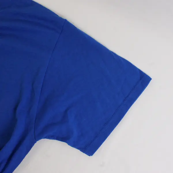 Jerzees Vibrant Blue Short-Sleeved Crew Neck T-Shirt Men's Large