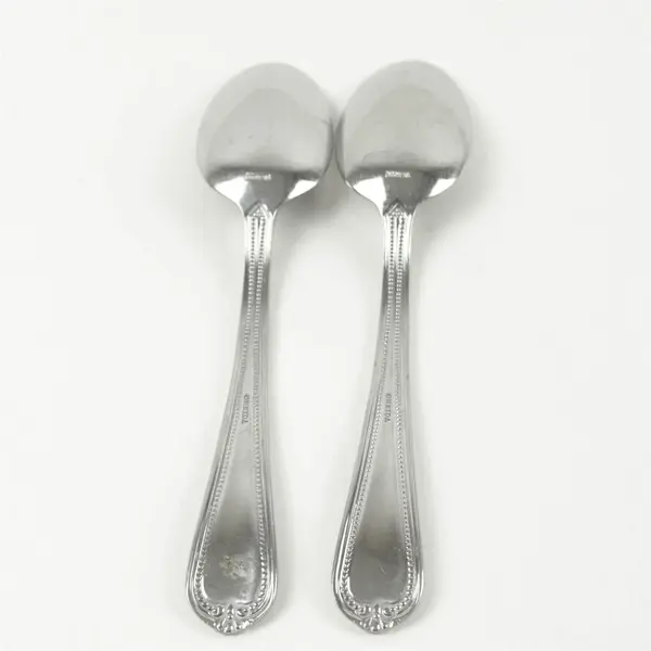 Lot of 2 Oneida Southwyck Stainless Steel Dinner Spoons
