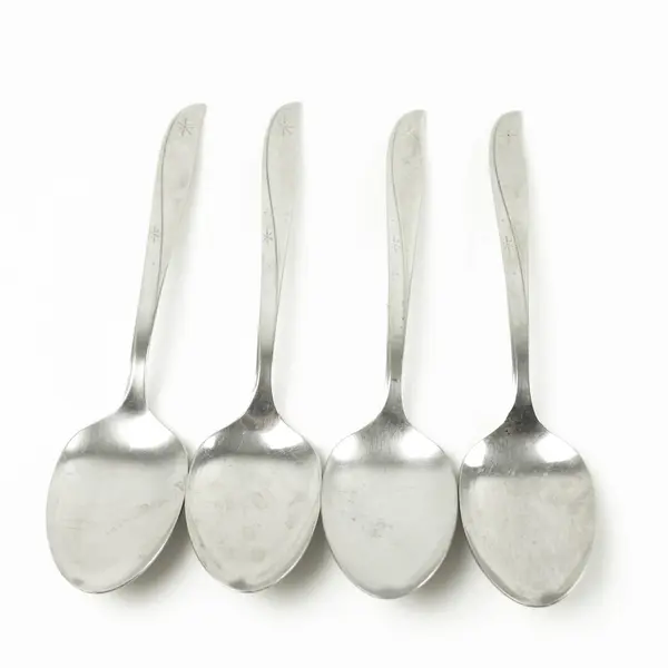 Lot Of 4 Oneida Silver Twin Star (Stainless) Flatware Dinner Spoons 8.5" Long