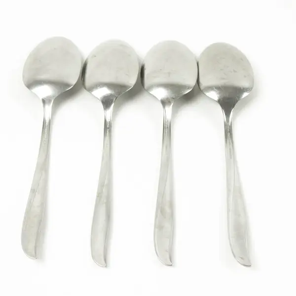 Lot Of 4 Oneida Silver Twin Star (Stainless) Flatware Dinner Spoons 8.5" Long