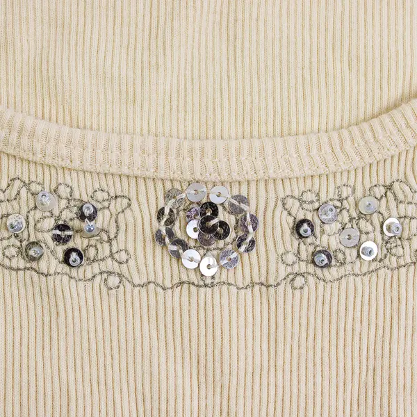 First Issue by Liz Claiborne Butter Yellow Tank Top Sequin Neckline Women's XL