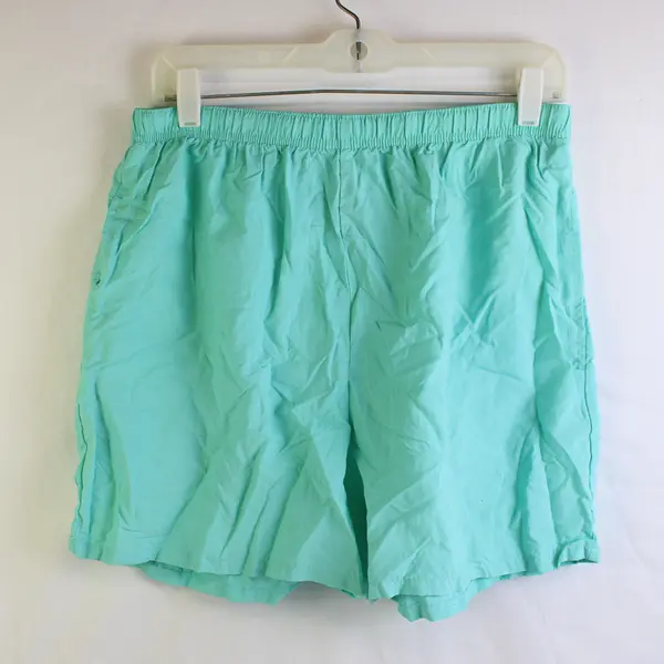 Athletic Works Aqua Surf Green Swim Shorts Men's Large