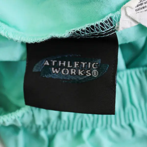 Athletic Works Aqua Surf Green Swim Shorts Men's Large