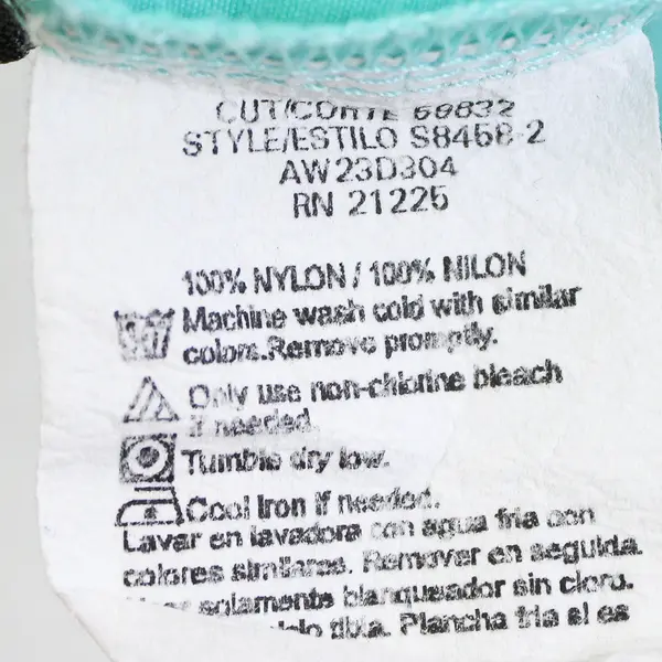 Athletic Works Aqua Surf Green Swim Shorts Men's Large