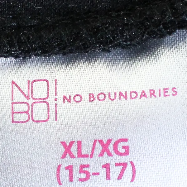 No Boundaries Solid Black Leggings Juniors' Size XL 15-17