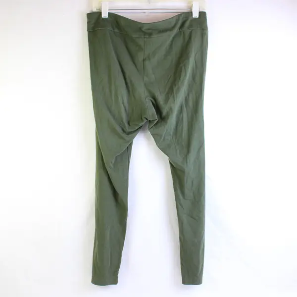 Time And Tru Army Green Leggings Women's Size Large 12-14