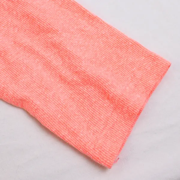 No Boundaries Coral Pink Long-Sleeved V-Neck T-Shirt Juniors' Size XXL 19