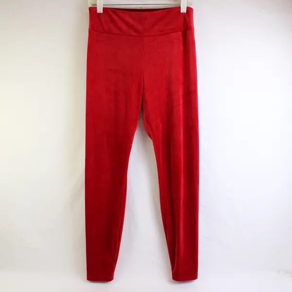 No Boundaries Fuzzy Red Pajama Bottoms Juniors' Large 11-13