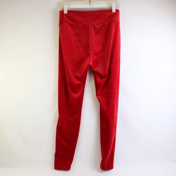No Boundaries Fuzzy Red Pajama Bottoms Juniors' Large 11-13